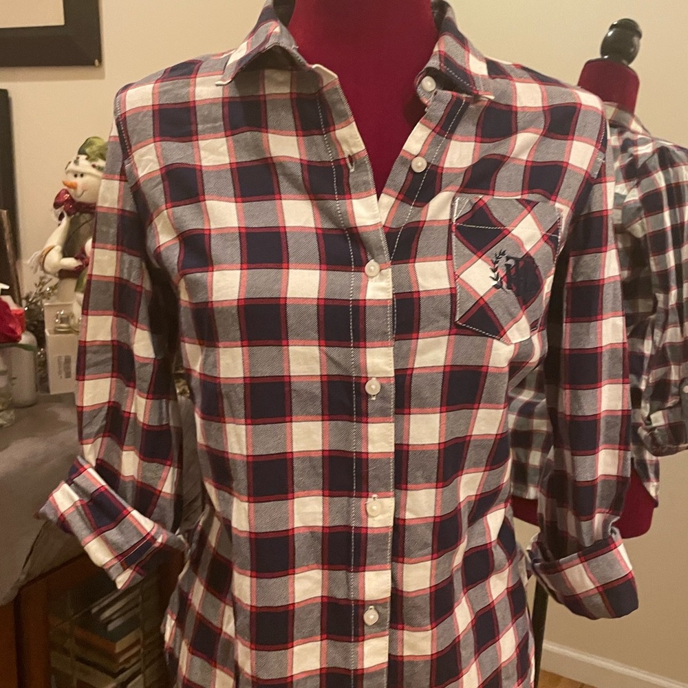 Plaid Tommy Hilfiger Button Up Shirt